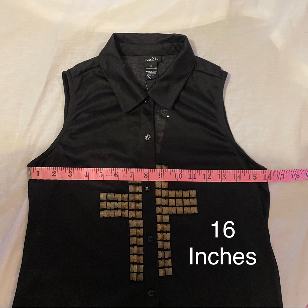 Bundle Rue 21 black button downs - Picture 13 of 16